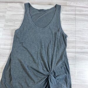 Stateside Gray tank Medium with gathered bottom Supima cotton
